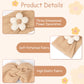 C  Llot 3 Pcs Baby Flower Headbands Baby Girls Nylon Headbands Soft Stretchy Headwear Hair Accessories For Newborn Infant Toddle