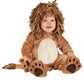 Fun Costumes Infant Lion Onesie Costume, Baby Hooded Lion Costume With Yarn Mane And Tail Details, Attached Mitts And Booties 12