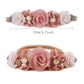 Bfnaagirl Baby Girl Floral Headband Nylon Flower Crown Elastic Hairband 3Pcs Hair Accessories Gift For Girls (9561)