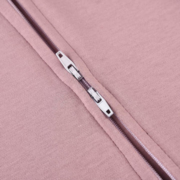 Baby Footed Pajamas With Mitten Cuffs - Unisex Infant Double Ways Zipper Cotton Footie Pjs Sleep  'N Play Jammies (Purple, 3-6Mo