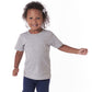 Gerber unisex baby Toddler 5-pack Solid Short Sleeve T-shirts Jersey 160 Gsm Shirt, Heather Grey, 5T US