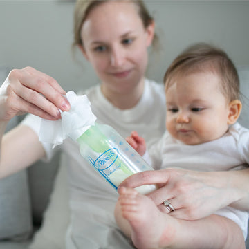 Dr. Brown'S Bottle And Pacifier Healthy Wipes, Naturally Cleaning For Bottles And Baby Items, 40 Count, 3 Pack