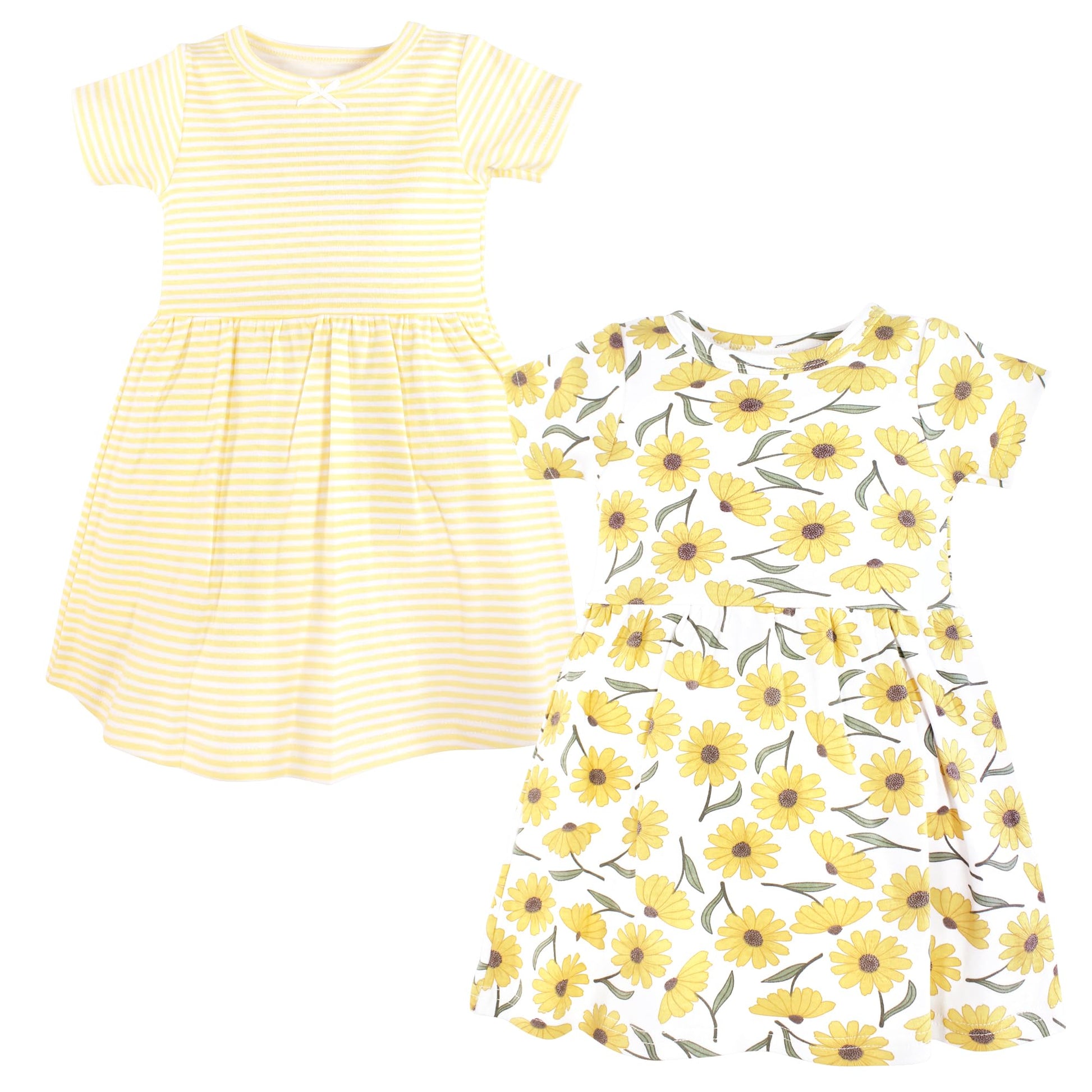 Hudson Baby Baby Girls Cotton Dresses, Daisy, 18-24 Months