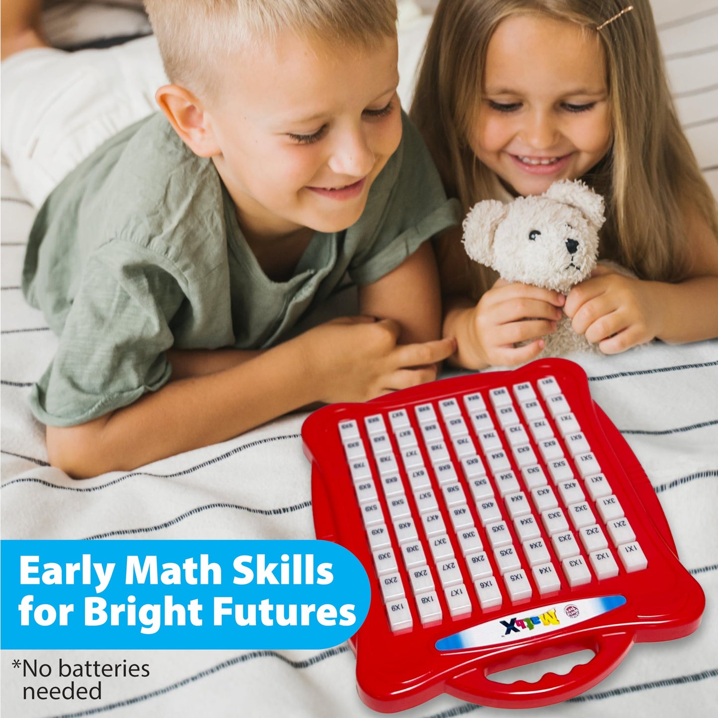 Small World Toys Multiplication Machine, Push Button Multiplication Game Board for Kids 3+, Kindergarten Math Learning & Educati
