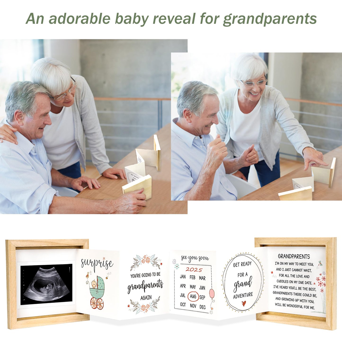 Pregnancy Announcement For Grandparents Again- You'Re Going To Be Grandparents Again Baby Announcement Gifts- Pregnancy Reveal T