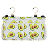 Burbuja Avocado Bedside Caddy Hanging Storage Organizer with 2 Straps and Hooks for Home College Dorm Bunk Bed Hospital Bed Crib