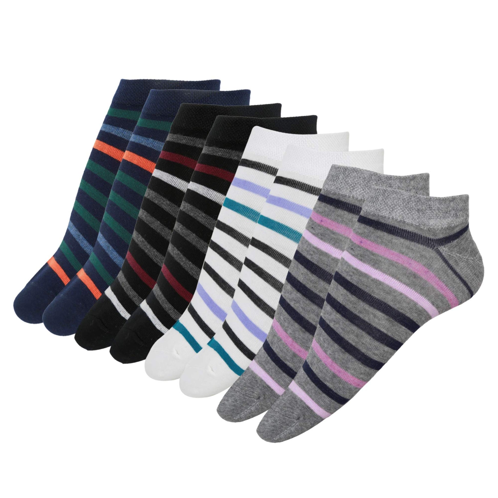Fabseasons Cotton Liner Extra Low Cut Casual Business Cffice Crew Socks For Mens/Womens For Spring, Summer & Autumn, Pack/Combo 