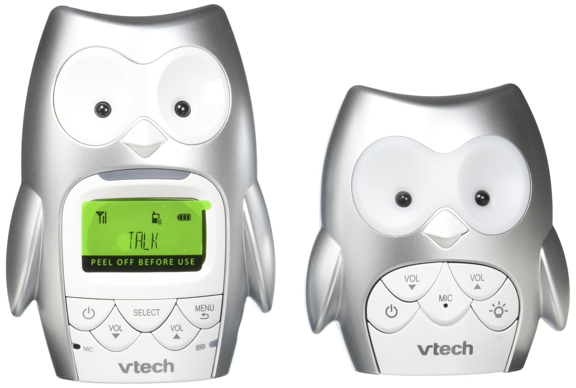 Vtech Dm225 Owl Audio Baby Monitor Camera With Up To 1,000 Ft Of Range, Vibrating Sound-Alert, Talk-Back Intercom, Digitized Tra
