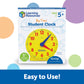 Learning Resources Big Time Student Clock, Teaching & Demonstration Clock, Develops Time and Early Math Skills, Ages 5+, Clock f
