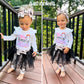 Aalizzwell 12-18 Months Baby Girls Halloween Outfit Infant First Halloween My Tulle Skirt Ghost Clothes With Leg Warmers Clothin