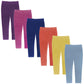 Snoozzzn Boys Girls Toddler Little Kids Unisex Cotton Stretch Snug Fitting Long Pant Leggings -Multi Packs