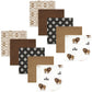 Hudson Baby Unisex Baby Flannel Cotton Washcloths, Wild Buffalo 10 Pack, One Size