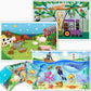 HomeWorthy 60 Pack Disposable Placemats for Baby, 3 Design Pack Baby Eating Mat, 12 x 18 Sticky Kids Placemat, Toddler Place mat