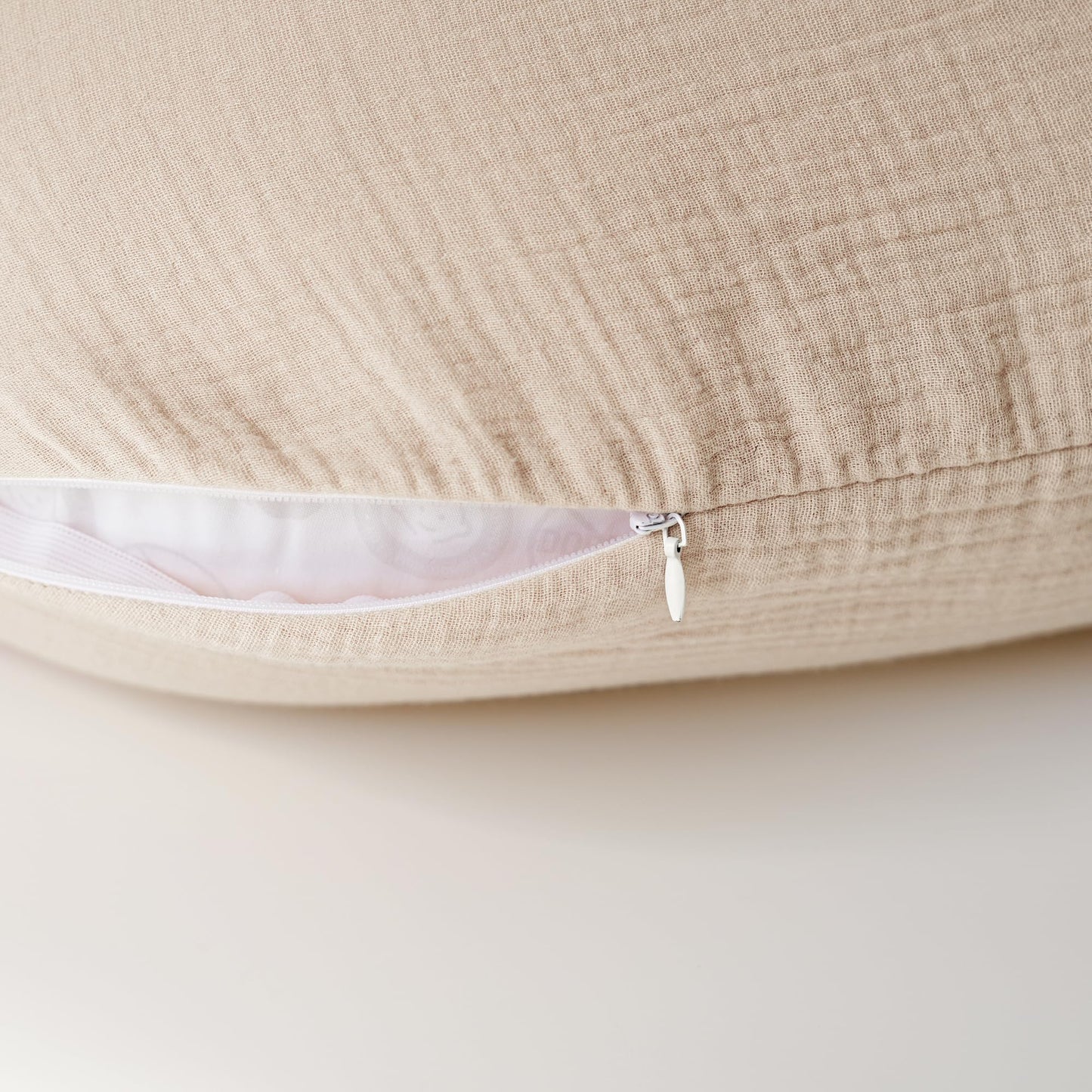Konssy 2 Pack Muslin Nursing Pillow Covers, Soft And Adorable Nursing Cover For Breastfeeding Pillows, Pillow Slipcover For Baby