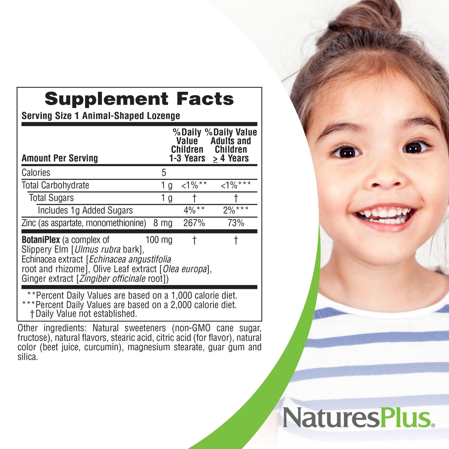 Naturesplus Animal Parade Kidzinc, Tangerine Flavor - 90 Animal-Shaped Lozenges, Pack Of 3 - Organically Chelated Zinc - Vegan,