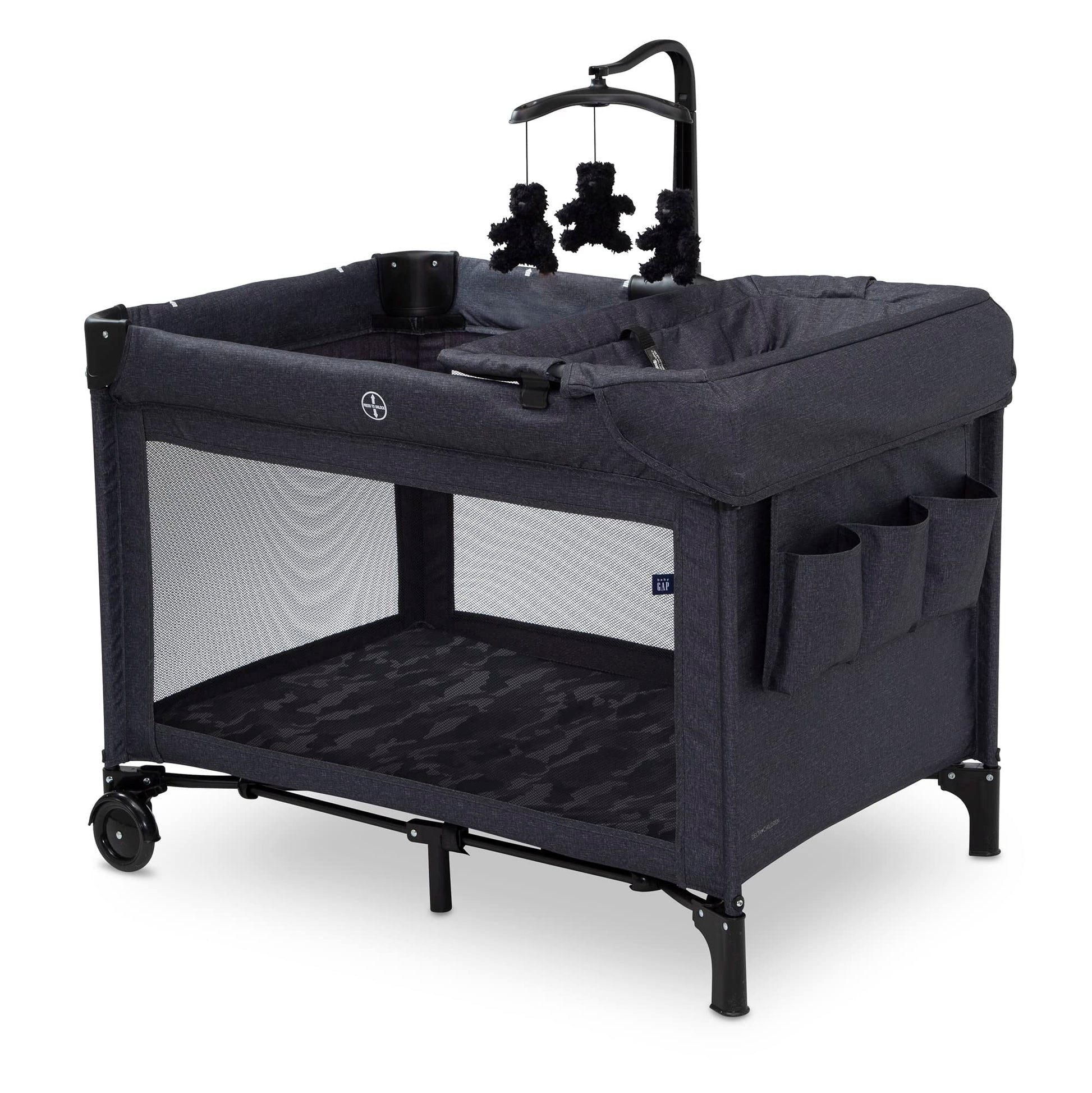Gap Babygap Deluxe Play Yard, Black Camo