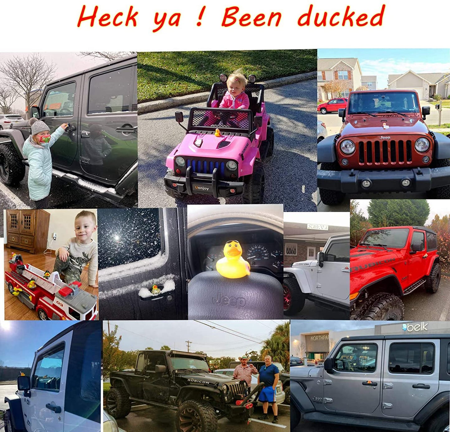 XY-WQ Rubber Duck 150 Pack for Jeeps Bath Toy Assortment - 2.3 Inch Bulk Floater Duck for Kids - Baby Showers Accessories - Part