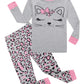 Dolphin&Fish Girls Pajamas Cat Little Kids Pjs 100% Cotton Toddler Clothes Children Sleepwear 2T