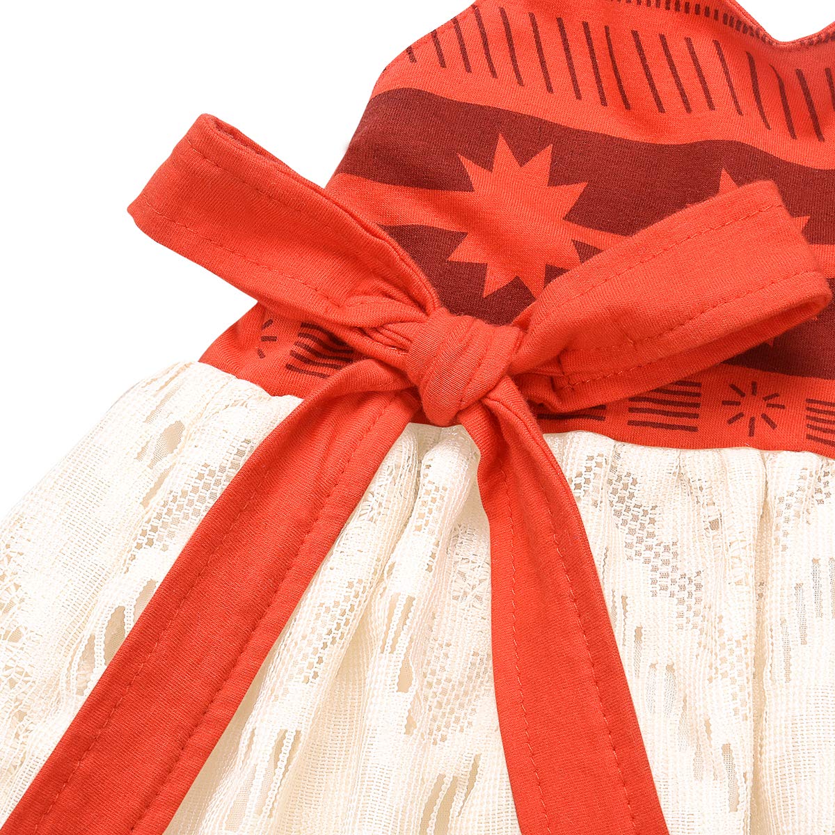 Jurebecia Princess Costume For Baby Girls First Birthday Party Toddler Kids Backless Dress Cosplay With Flower Clip Necklace Hea