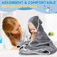 6 Pieces Baby Bath Towels 30 X 30 Inch Hooded Baby Towel Hooded Bath Blanket Absorbent Coral Fleece Hooded Baby Bath Shower Towe