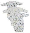 Bambini Infant Gowns - 3 Pack - Newborn