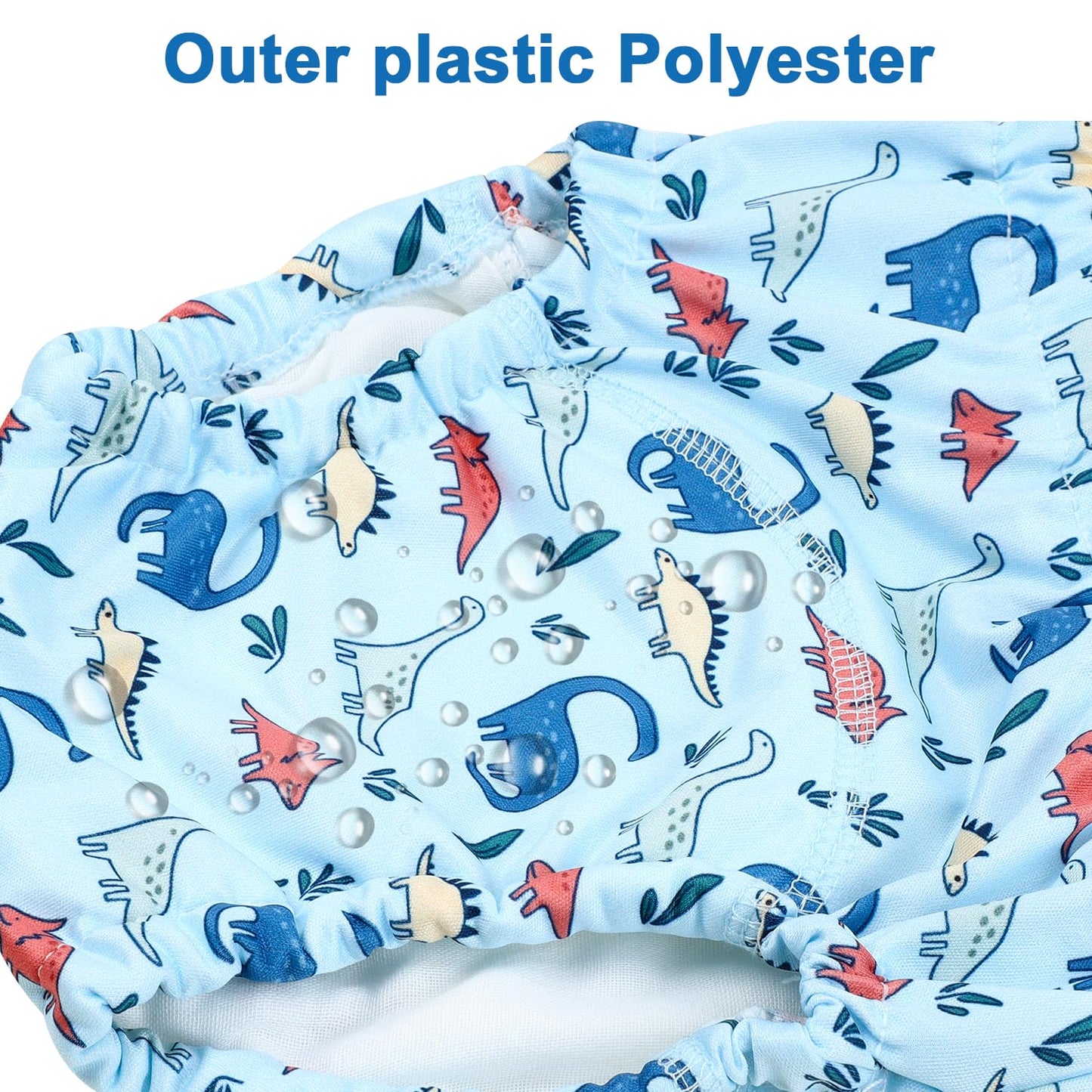 Moomoo Baby Waterproof Training Underwear Leakproof Rubber Pants For Potty Training For Boys And Girls