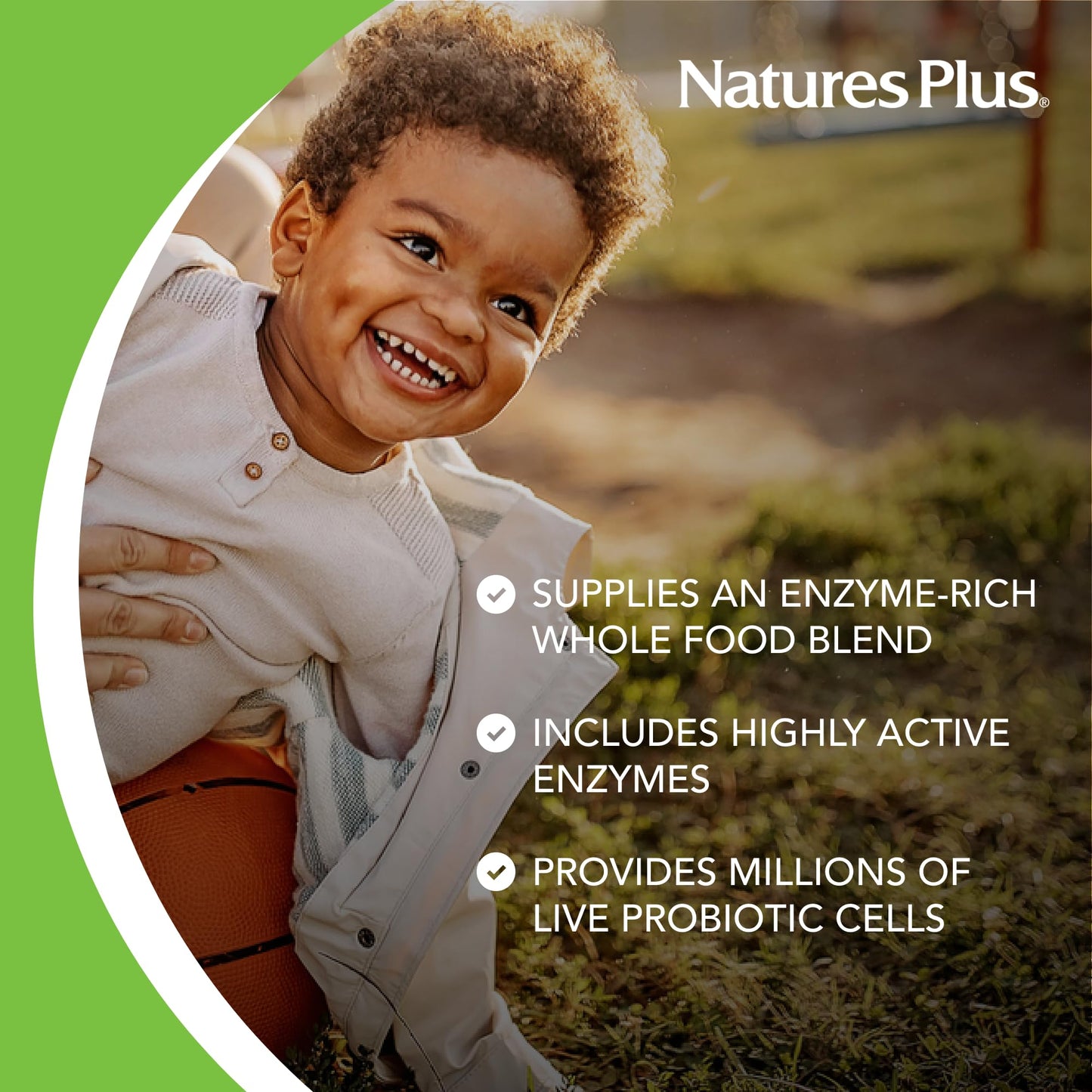 Natures Plus Animal Parade Source Of Life Children'S Chewable Digestive Aid - Tropical Fruit Flavor - 90 Animal Shaped Tablets -