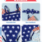 Mioglrie Baby Girl Swimsuit Toddler 4Th Of July Swimsuit 2T-3T Bathing Suit Star Ruffle Stripe Summer Beach One Piece Swimwear F