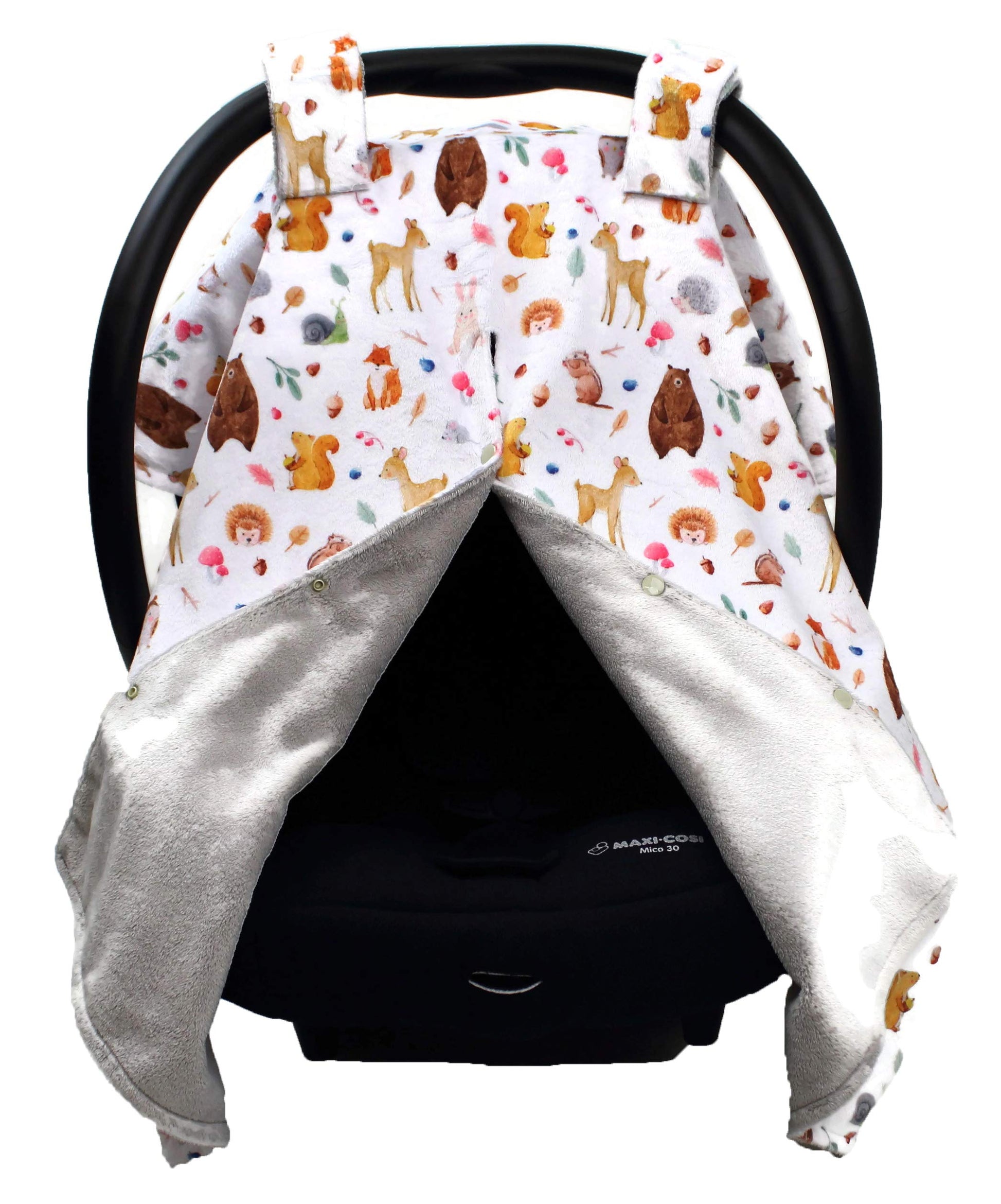 Dear Baby Gear - Baby Car Seat Canopy - Infant Car Seats Covers - Carseat Canopies for Boys & Girls - Toddler Carseat Cover w/Sn