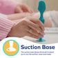 Dr. Talbot'S Diaper Cream Brush For Babies - Diaper Rash Cream Applicator With Suction Base And Hygienic Case - Full Size - Aqua