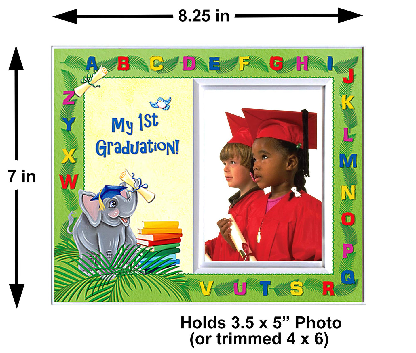 Prek Graduation Kindergarten Preschool Graduation Picture Frame | Colorful And Fun | Holds 3.5 X 5 Photo | First Graduation Keep
