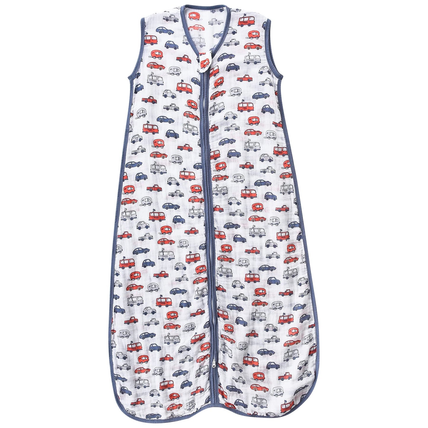 TADO MUSLIN Baby Sleep Sack 2-4 T Baby Wearable Blanket 100% Organic Cotton 0.5 TOG Toddler Sleep Sacks 2- Way Zipper Soft Car 4