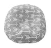 Water Resistant Removable Cover For Newborn Lounger | Unisex Gray Arrow Design | Premium Quality Soft Wipeable Fabric (Gray Arro