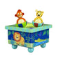 Orange Tree Toys Jungle Animals Music Box | Hand Painted Colorful Wooden Toy for Toddlers 3+, Sustainably Made, Perfect for Enco