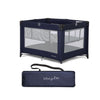 Dream On Me Zazzy Portable Playard with Bassinet in Navy, Packable and Easy Setup Baby Playard, Lightweight and Portable Playard
