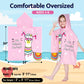 Hooded Kids Beach Towels - Toddler Bath Towel Girls Boys Swim Cover-Ups For Ages 1 To 6 Kids Pool Towels Quick Dry Lightweight S