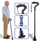 Ergocane 2G By Ergoactives As Seen On Tv. Spring-Assisted Shock Absorber Fully-Adjustable Ergonomic Cane, Newly Released, Equipp