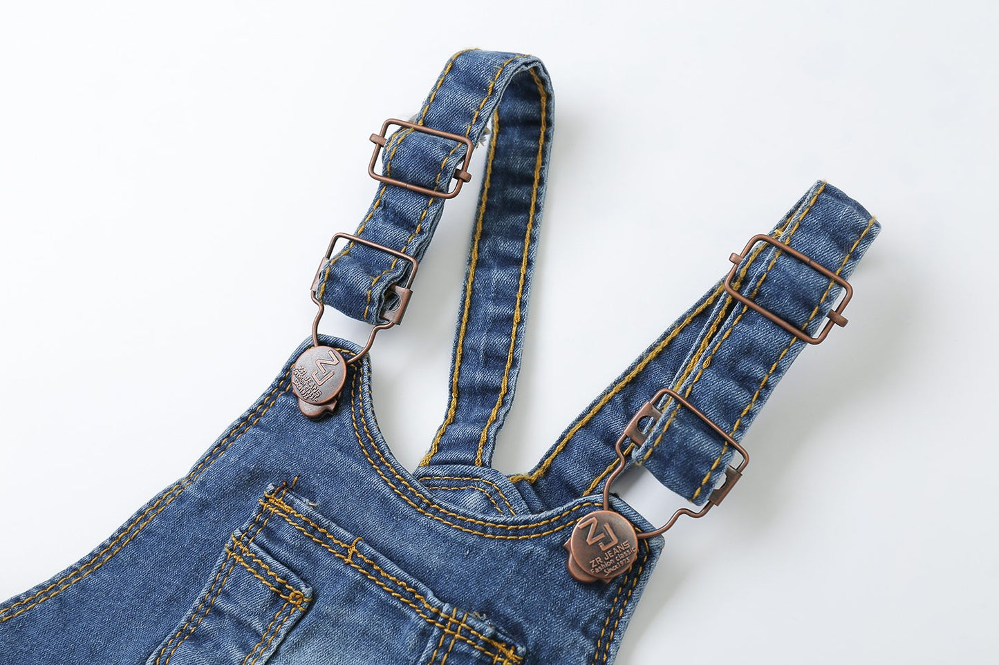 Kidscool Space Baby Boy Girl Jean Shorts,Toddler Denim Cute Summer Shortalls,Blue,18-24 Months