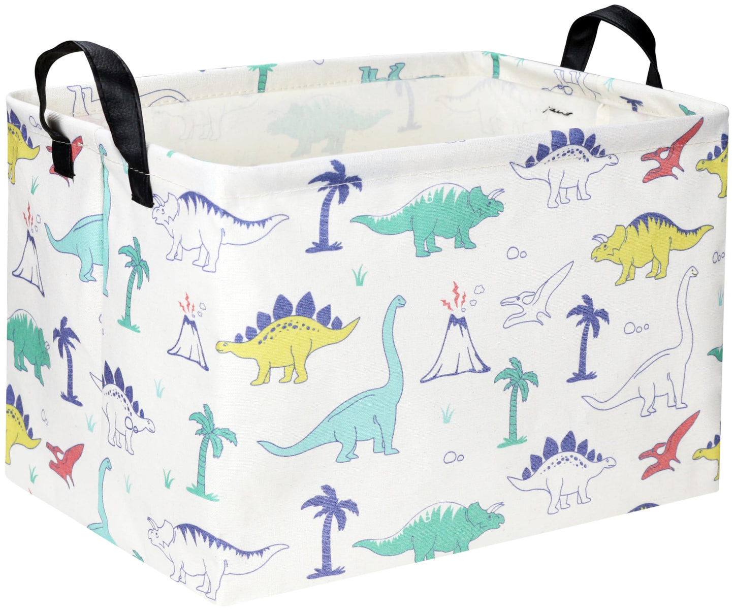 Ddbasket Rectangular Dinosaur Basket For Boys Dinosaur Gift Basket Empty Kids Storage Bin Baby Toy Organizer Box Dinosaur Room D