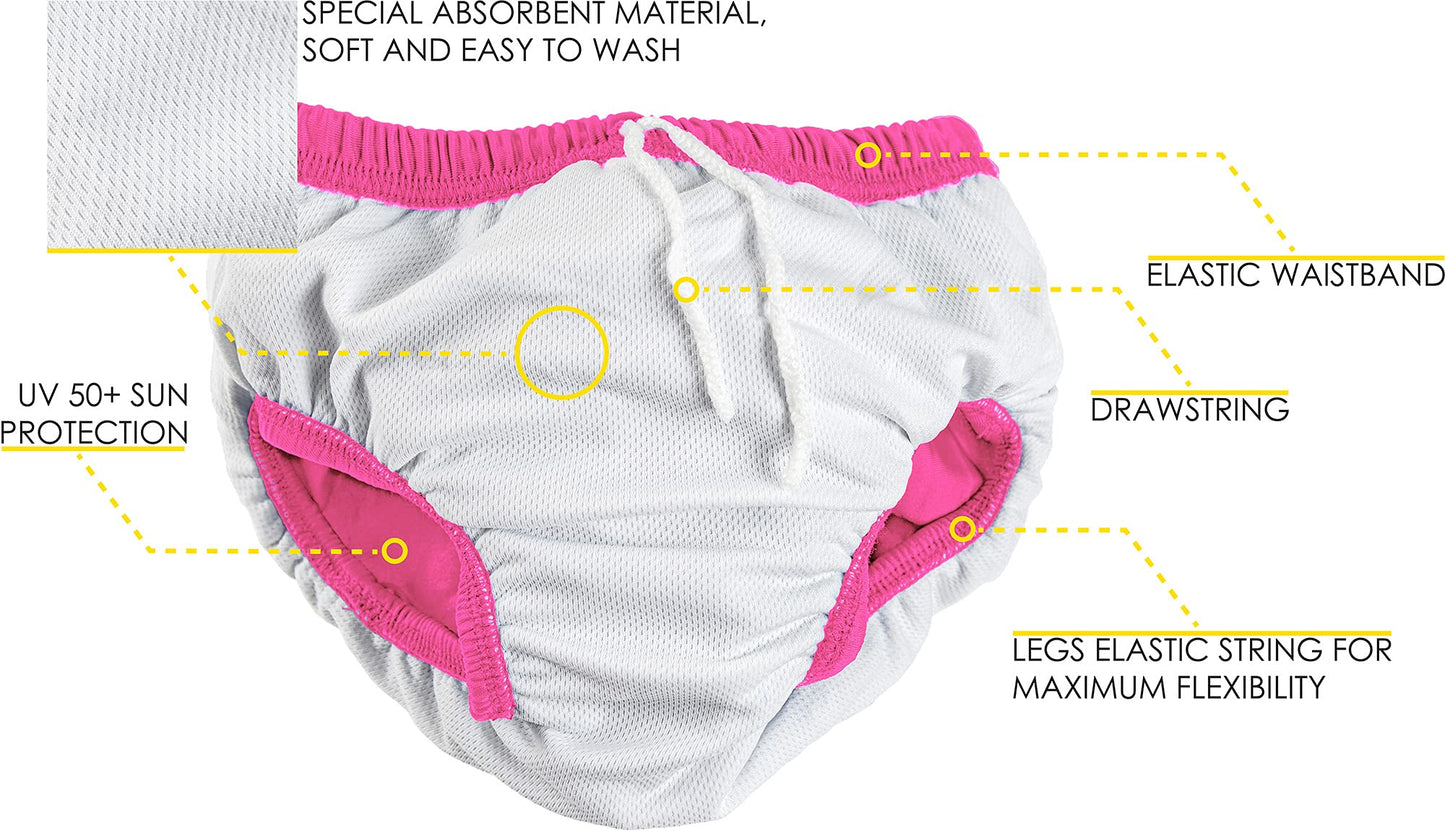 Cressi Babaloo Diaper, Solid Pink, 4T/5T