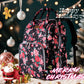 Qwreoia Floral Diaper Bag Backpack With Usb Charging Port Stroller Straps And Insulated Pocket, Travel Bag Nappy Backpack For Wo