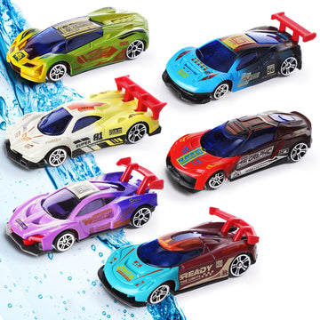 HyDren 12 Pcs Color Change Cars Toy Vehicles in Water Color Changing Bath Toys Car Goodie Bags Fillers Funny Gift for Kids Toddl