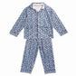 Cherry Crumble Multicolor Floral Printed 100% Cotton Full Sleeves Collar Neck Night Wear Regular Fit Summer Nightsuit for Boys a