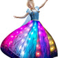 Uporpor Princess Dresses For Girls Halloween Light Up Costume For Little Girls Christmas Toddler Princess Dress Up Clothes For G