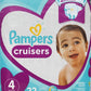 Pampers Cruisers Stage 4 Disposable Diapers Large Boy Or Girl Adhesive Tabs 22 Ct - 0037000751861