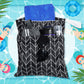 Frienda 4 Pieces Wet Dry Bag for Baby Waterproof Reusable Washable Diaper Bag Sealed with Handle for Travel, Beach, Swimsuit, Di