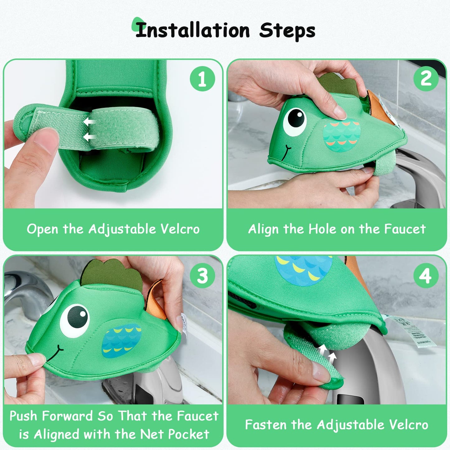 Bath Spout Cover For Bathtub, Baby Shower Protector Cover From Bumping Head During Bathing Time, Cute Soft Cartoon Fish Water Fa