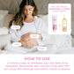 Leska Maternity Stretch Mark Moisturizing Oil | Stage A: Soothe Happy Belly Oil (Pregnancy Months 1-5) | Part Of A Complete 3 St
