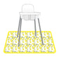 Bapronbaby Fresh Lemon Splash Mat - Waterproof Catch-All For Under High Chairs, Floors, Tables, Playtime Or Arts & Crafts - Mach