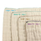 OsoCozy Organic Cotton Prefold Cloth Diapers Traditional Fit Large 4x8x4 Layering (6pk) - Super-Soft, Thick, Absorbent, Durable